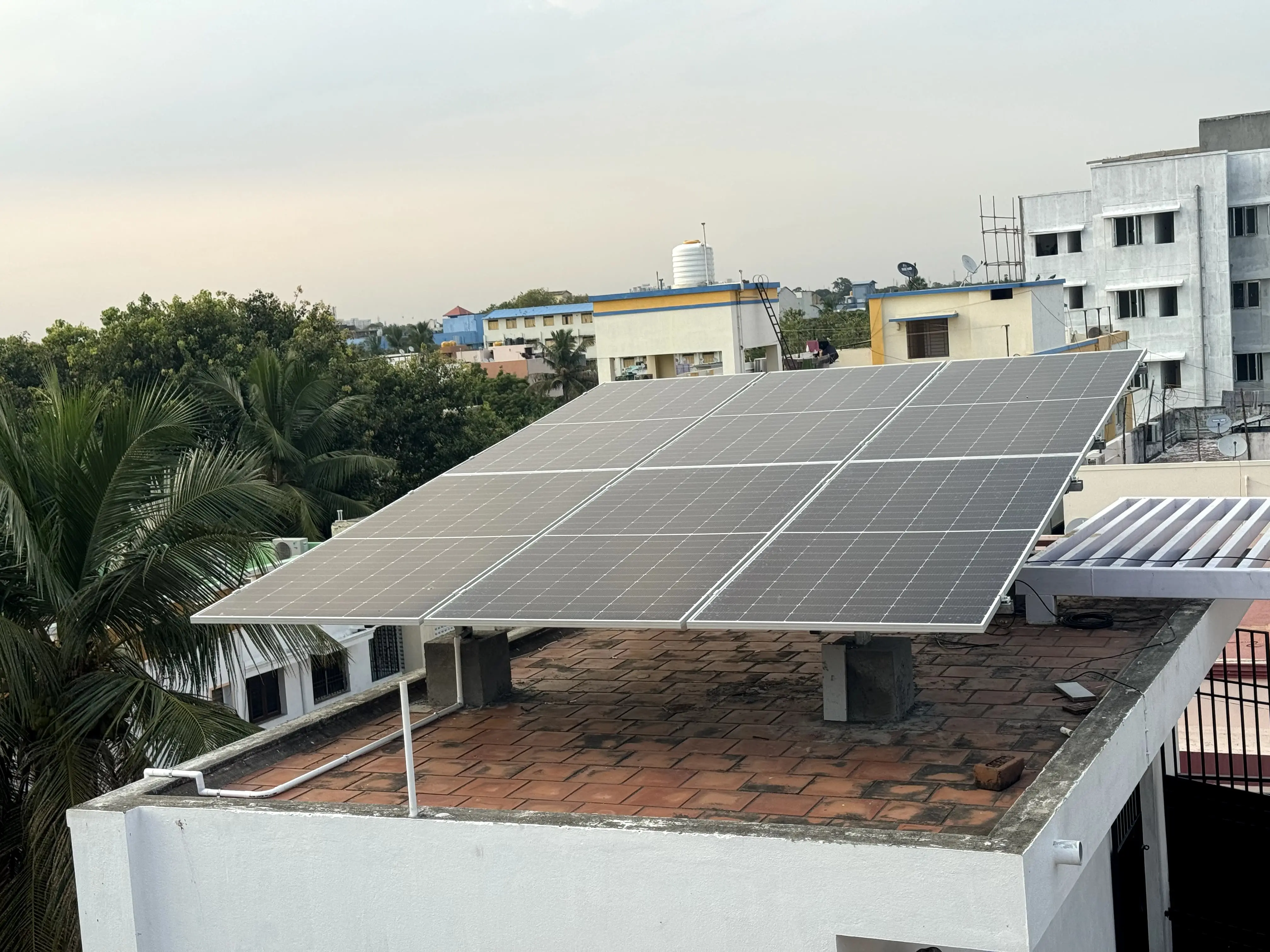 Latest solar project - Mr Kishore