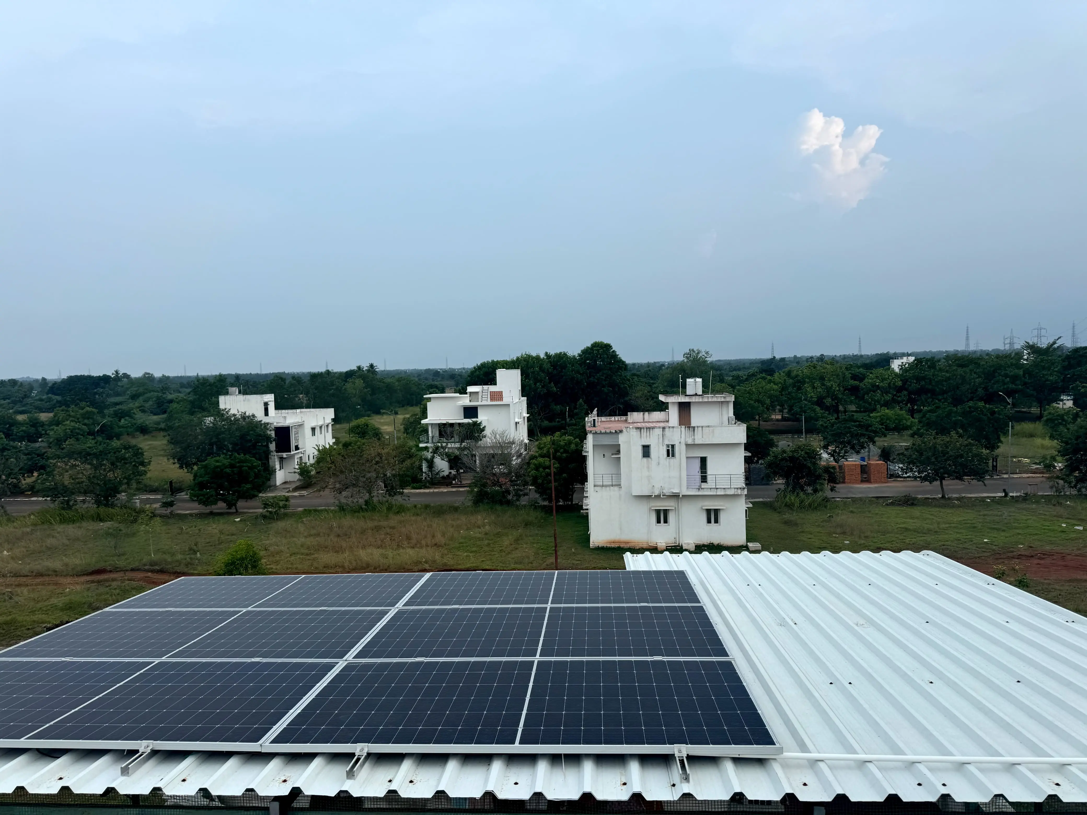 Latest solar project - Mr Muralidharan