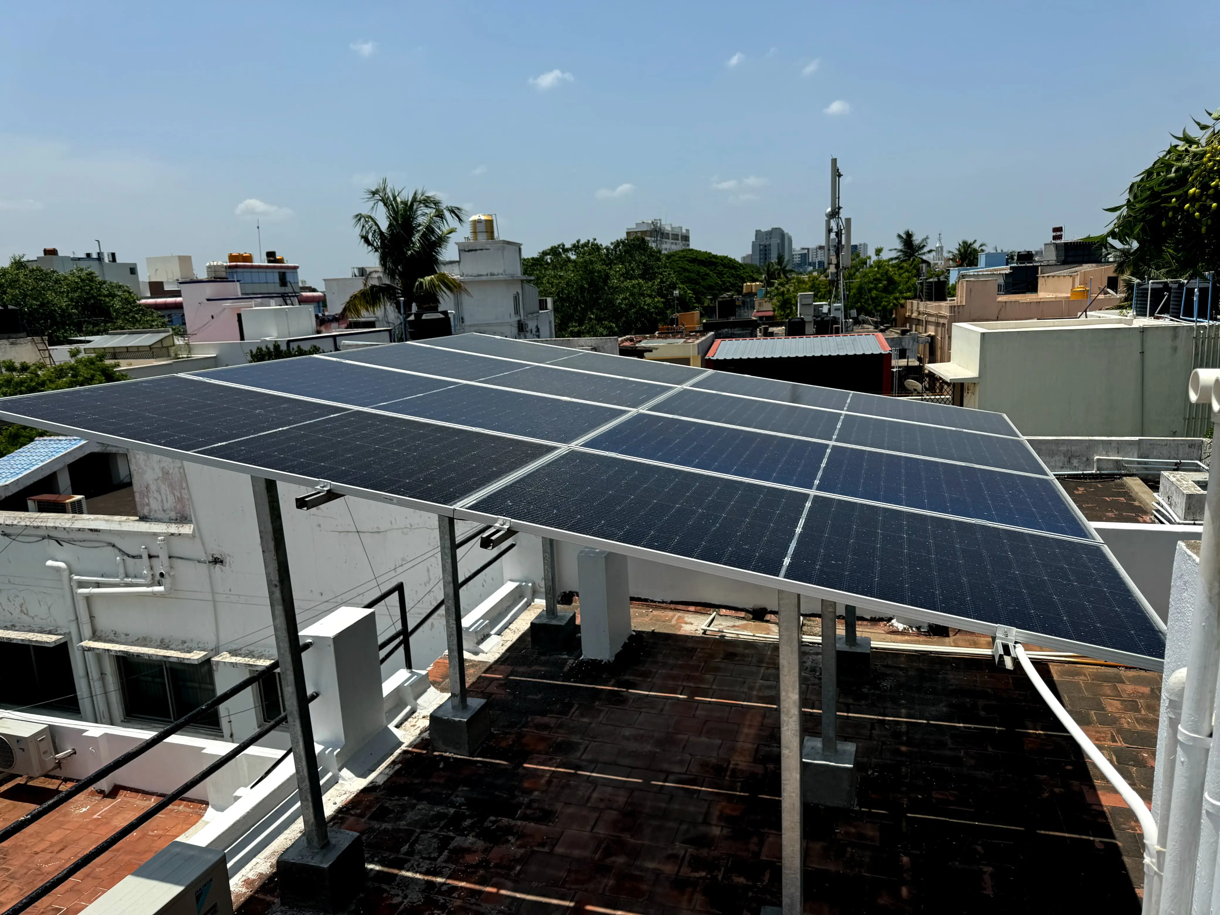 Latest solar project - Mr Rajendran